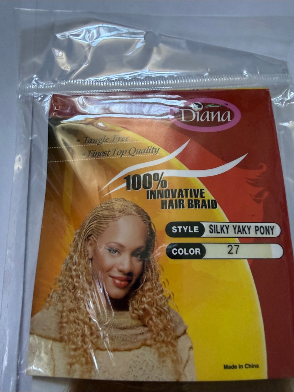 Silky Yaky Pony Hair Braid - Color 27 (Blonde)